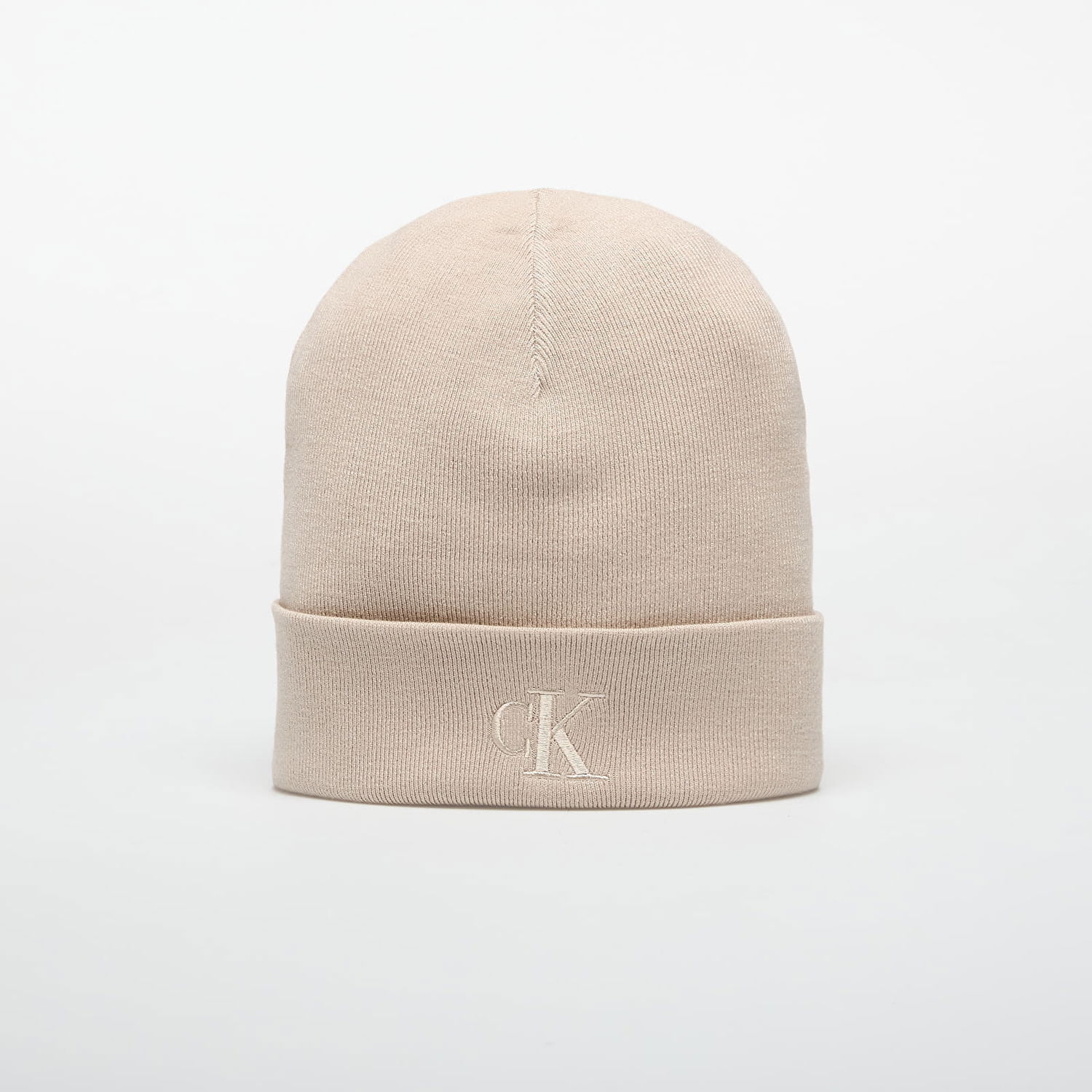 Mössa CALVIN KLEIN Fine Rib Beanie Universal Beige | LV04D8020G RMU, 0