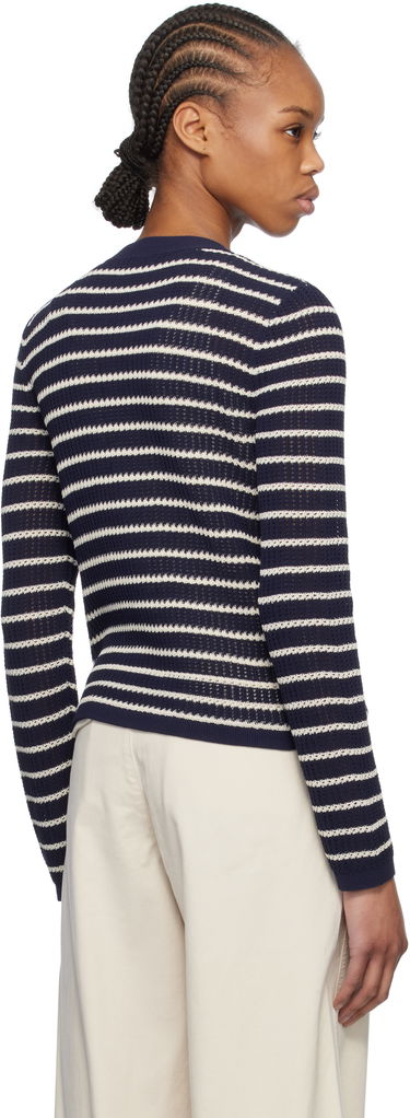 Sweater rag & bone rag & bone Viola Stripe Cardigan Mörkblå | WAS24S042TG42, 2