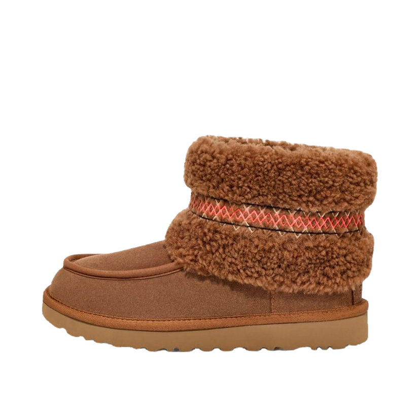 Sneakers och skor UGG Mini Heritage Braid "Hardwood" W Brun | 1148930-HWD
