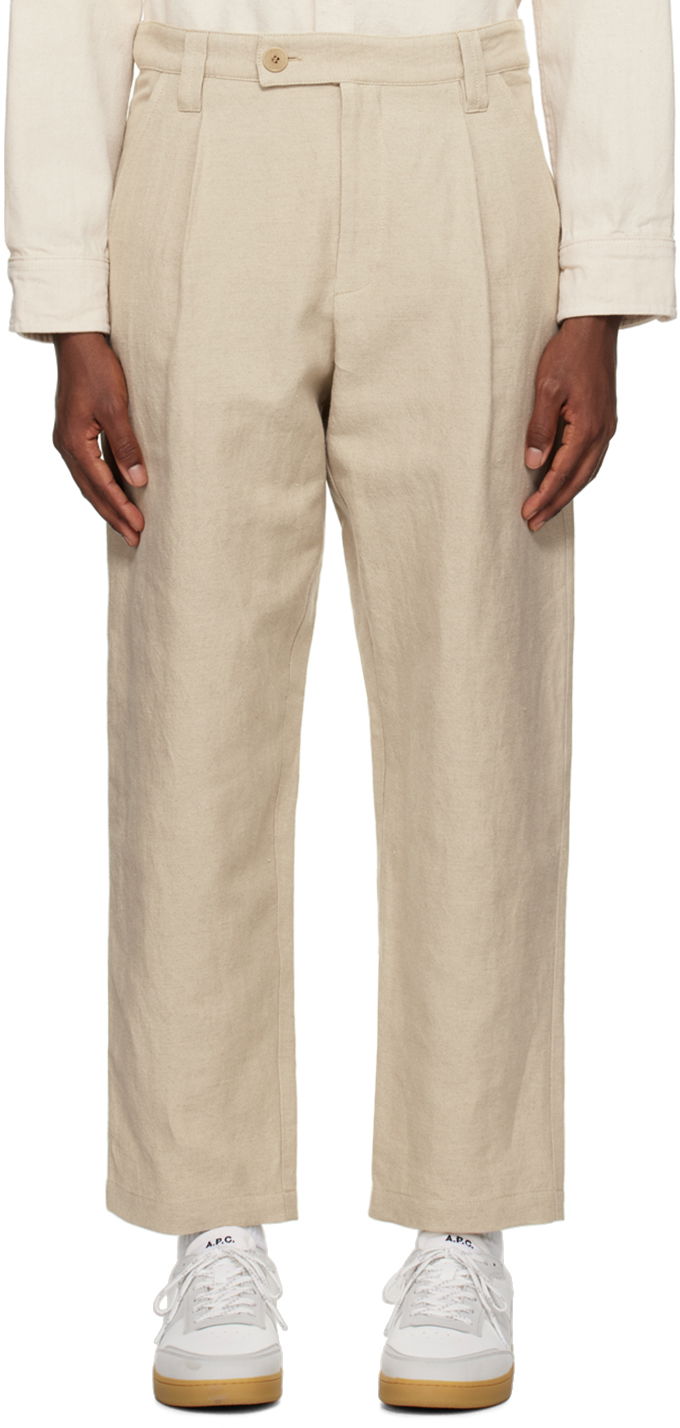 Byxor och jeans A.P.C. Beige Renato Beige | LIAEO-H08428, 0