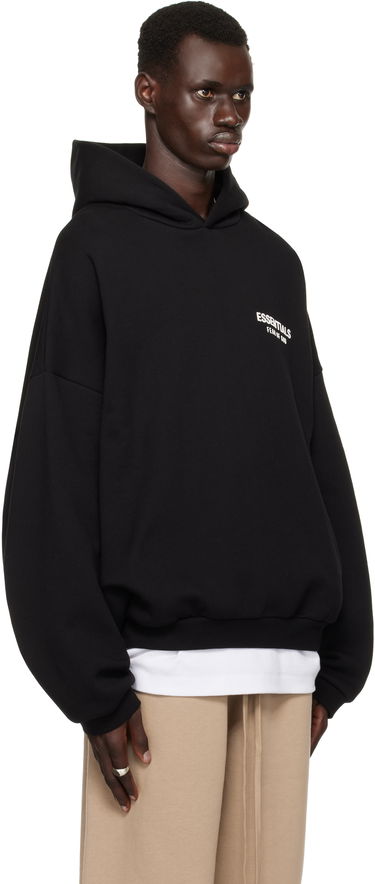 Sweatshirt Fear of God Fear of God ESSENTIALS Fleece Hoodie Svart | 192HO246250F, 1