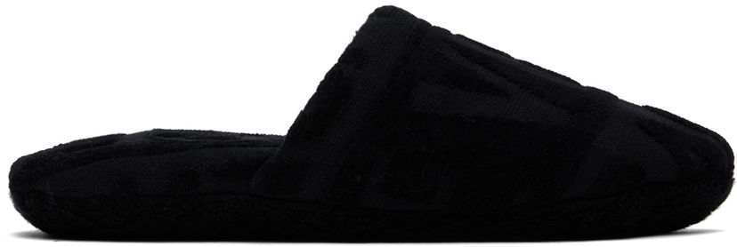 Sneakers och skor Versace Allover Towel Slippers Svart | ZSLB00009_1A07545
