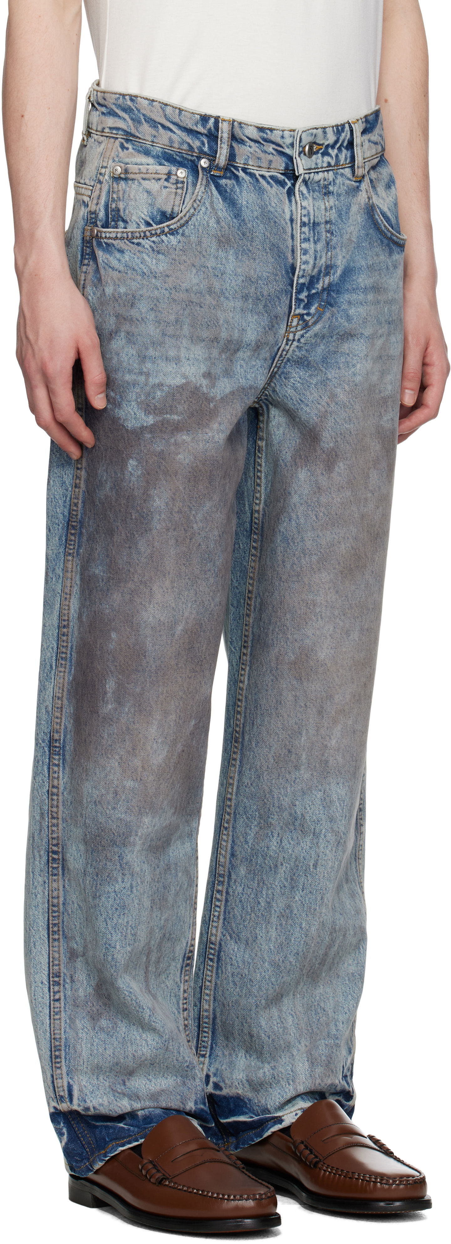 Jeans Represent Clo R3 Baggy Denim Jeans Blå | MLM6385, 1