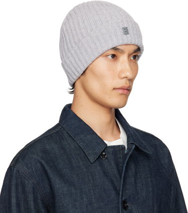 Mössa Givenchy Givenchy Ribbed Beanie Grå | 710003976002-U7933, 1
