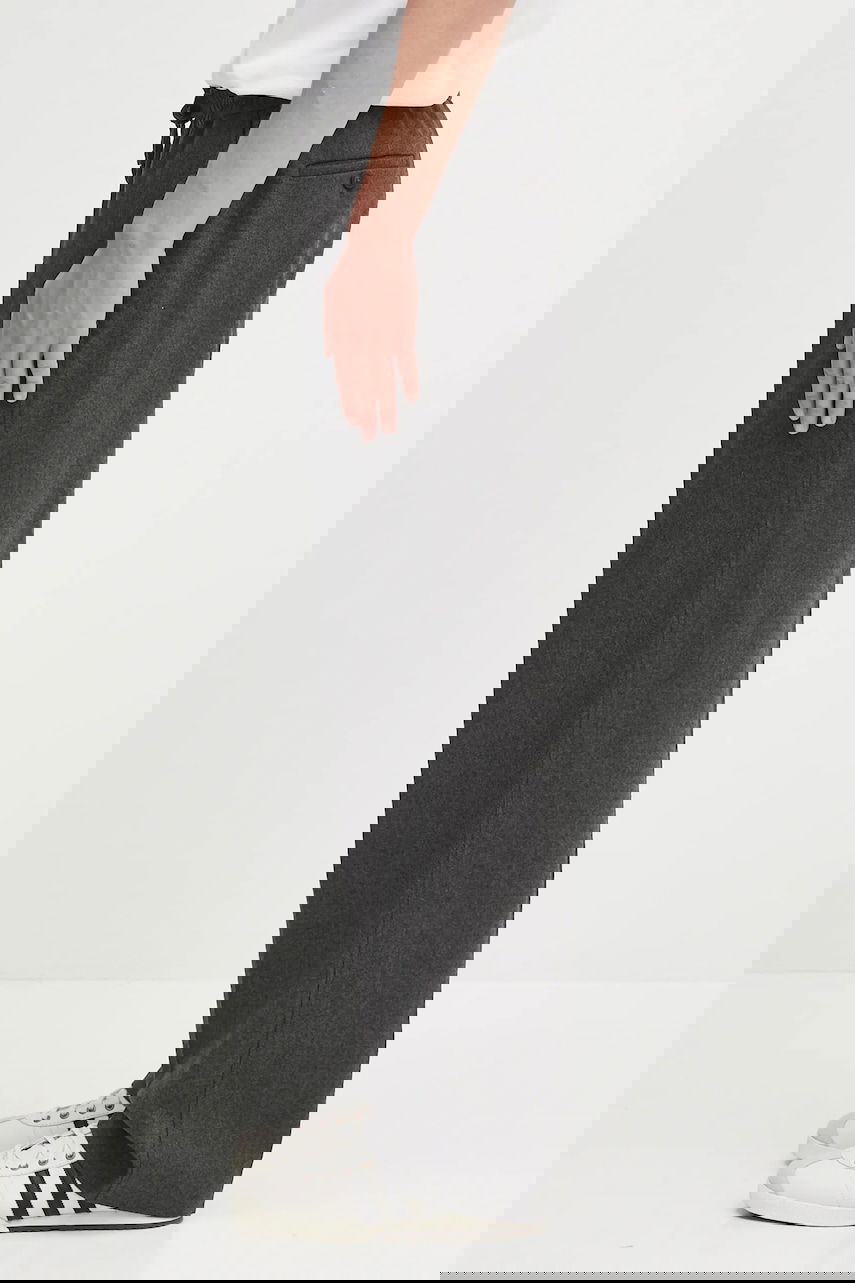 Byxor Drôle de Monsieur Drôle de Monsieur Le Pantalon ...lastiquE Flanelle Wool Trousers Grå | H.BP191.WV008, 1