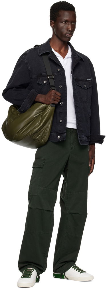 Cargo byxor Dolce & Gabbana Dolce&Gabbana Garment-Dyed Cargo Pants Grön | GP03LTG8KZ7, 3