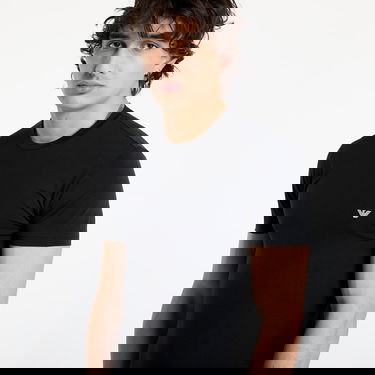 T-shirt Emporio Armani Knit Crew Neck T-Shirt Svart | 111971 4F526 00020, 1