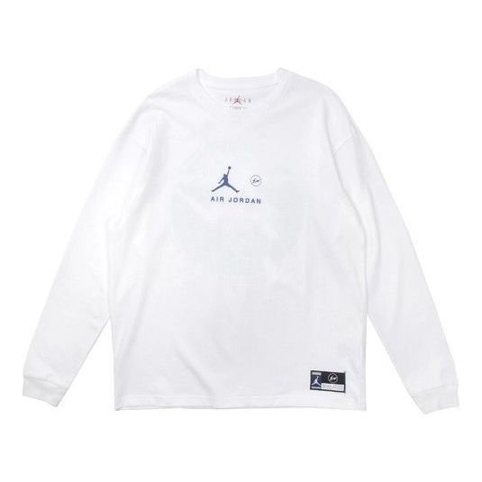 T-shirt Jordan Jordan x Fragment Long-Sleeve Tee Vit | DA2981-094