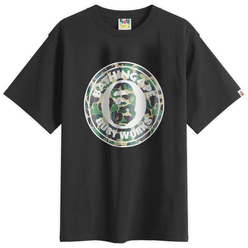 T-shirt BAPE Abc Camo Busy Works Tee, Size L Svart | 001TEL301006M-BGN
