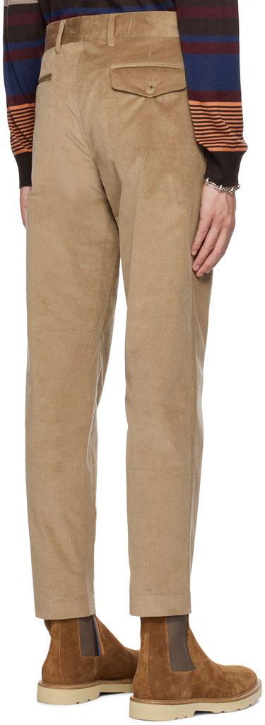 Byxor Paul Smith Paul Smith Four-Pocket Corduroy Trousers Beige | M1R-239X-L02065, 2