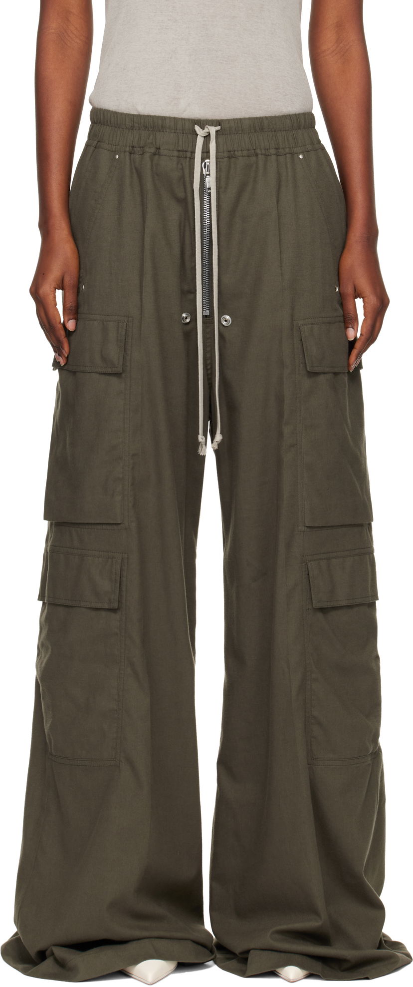 Cargo byxor Rick Owens Concordians Cargobelas Cargo Trousers Grön | RP02E4327 FLW