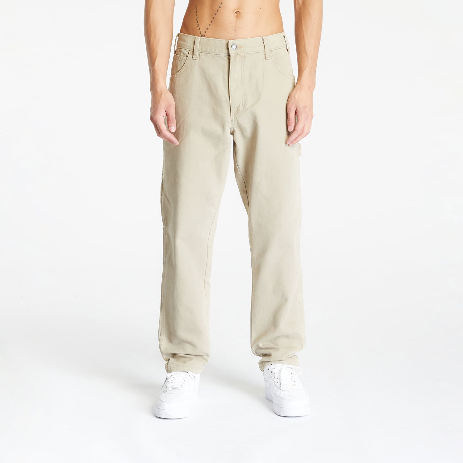 Byxor Dickies Duck Canvas Carpenter Trousers Stone Washed Desert Sand Beige | DK0A4XIFF021, 0