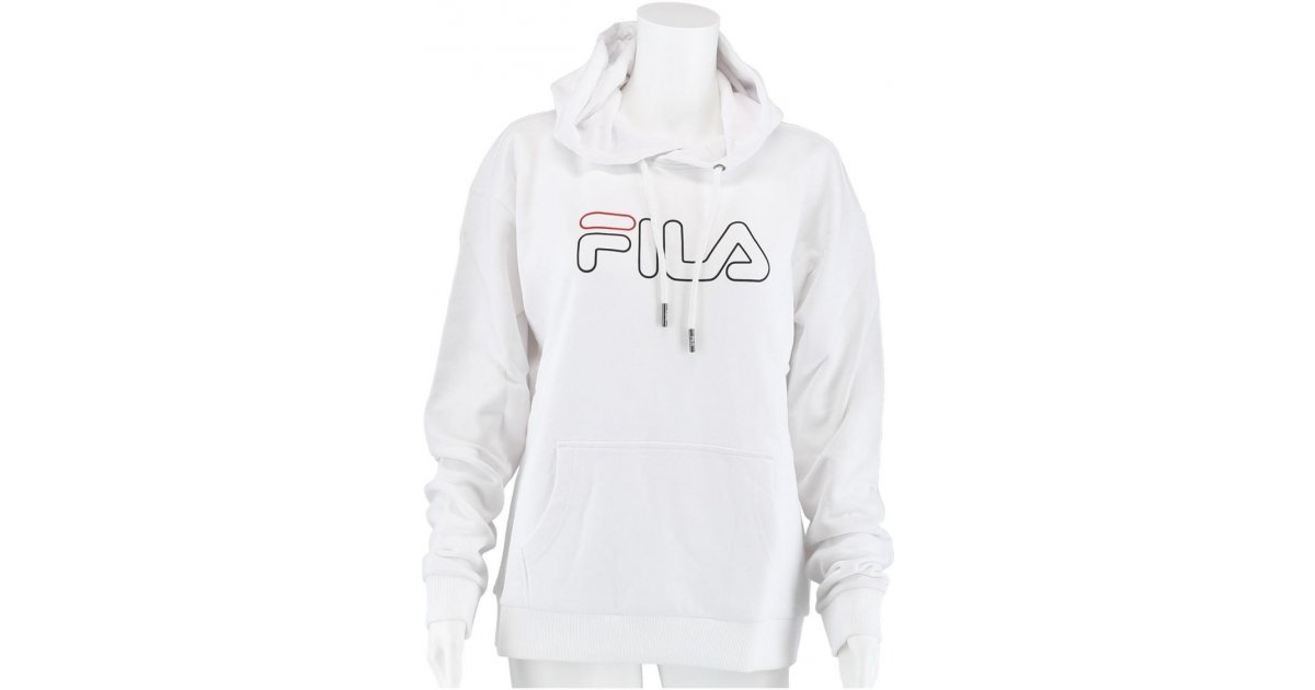 Sweatshirt FILA Larkin Vit | 683502m67, 1