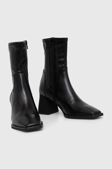 Sneakers och skor Vagabond HEDDA Leather Block Heel Boots Svart | 5602.302.20, 1