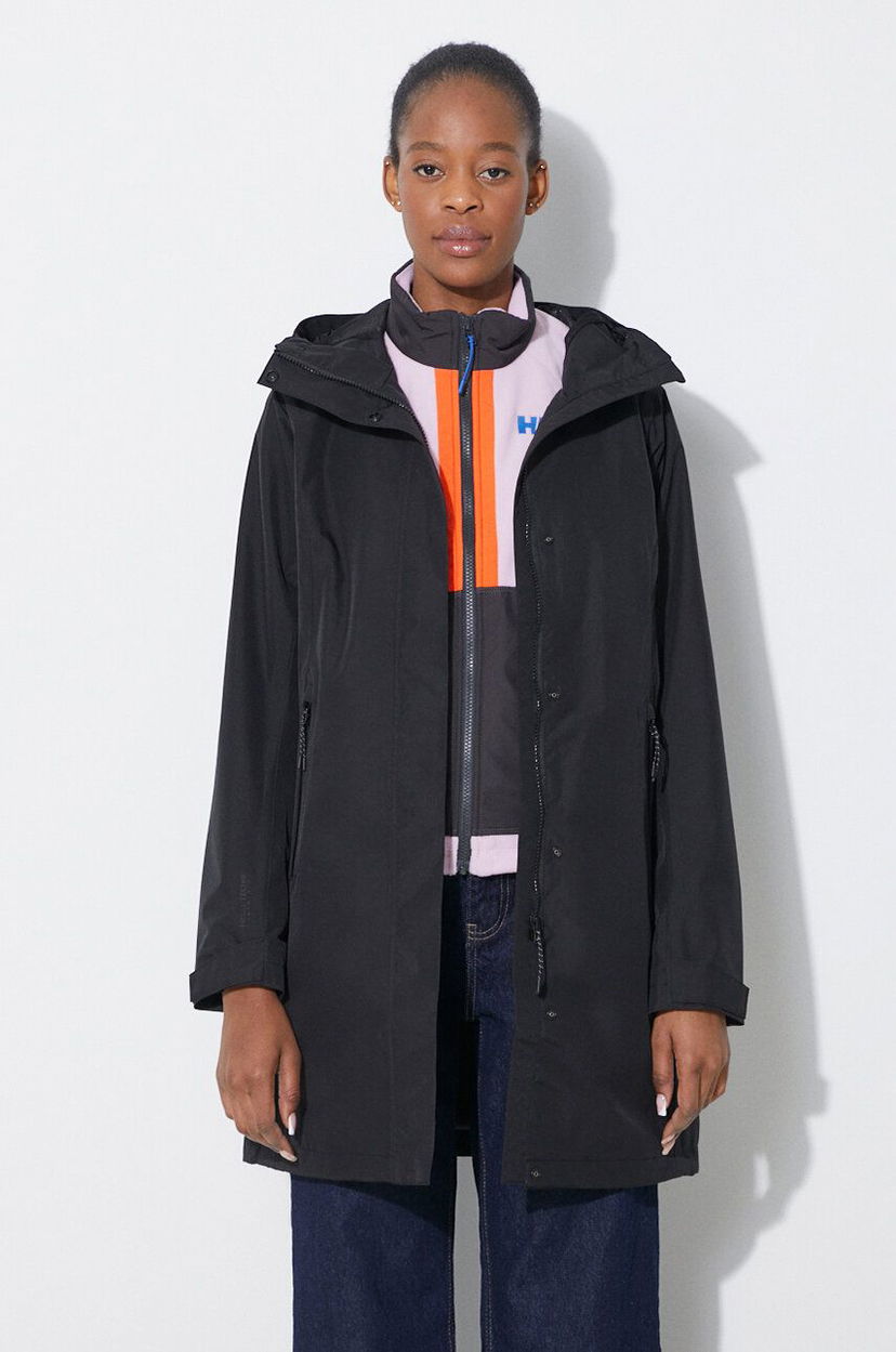 Regnrock Helly Hansen Long Raincoat Svart | 54075
