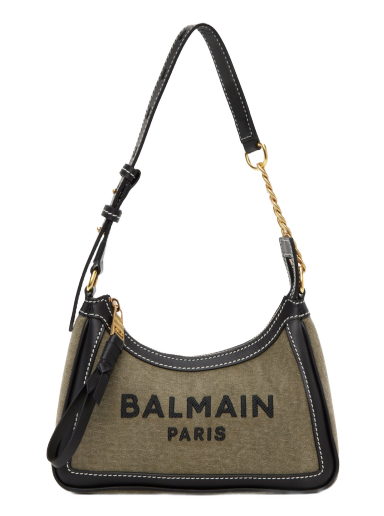 Axelväska Balmain B-Army Bag Grön | CN1BT743TCLB