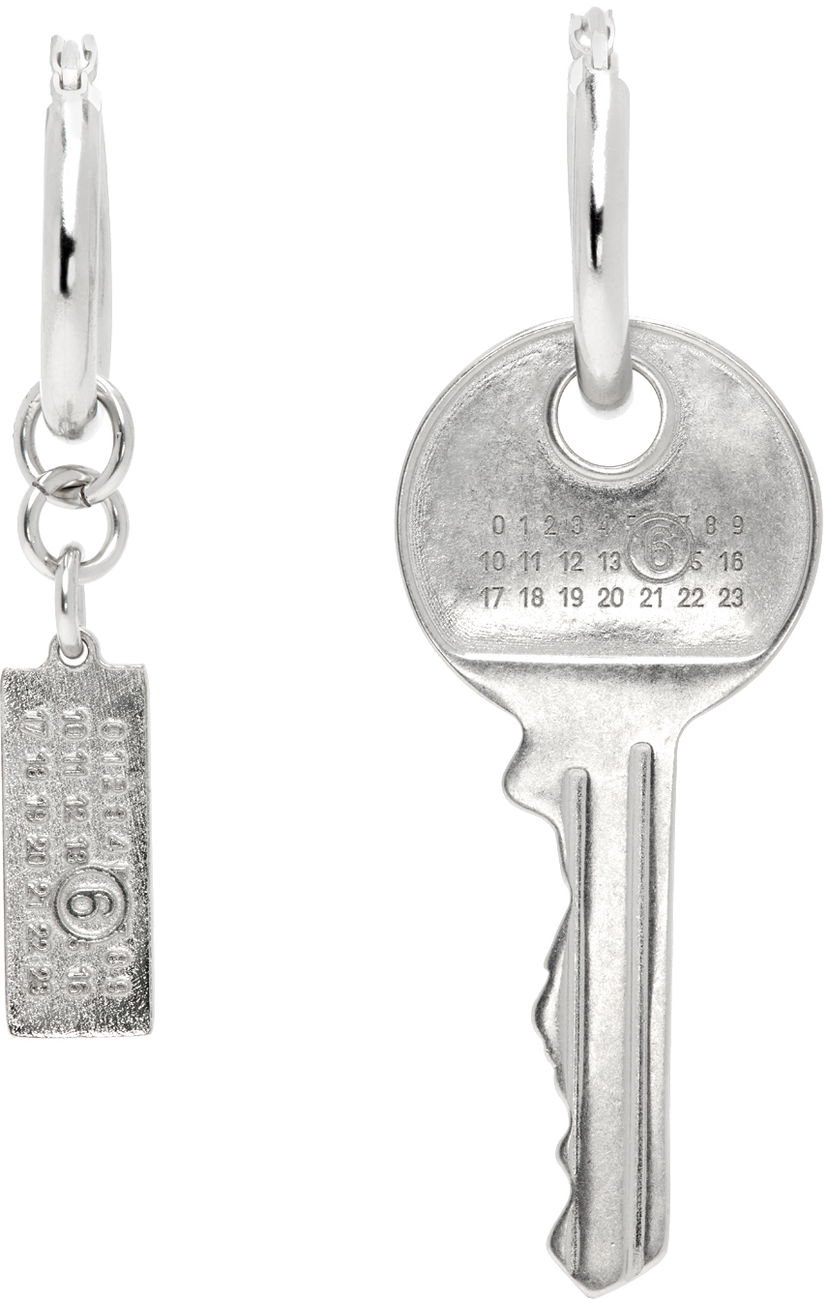 Örhängen Maison Margiela Key Earrings Metallisk | SM7VG0075 P7105