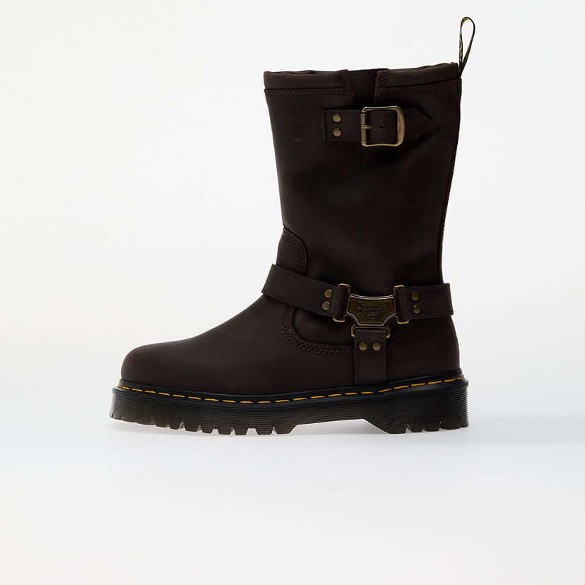 Sneakers och skor Dr. Martens Anistone Hi Burnished Waxy Pull Up Boots Brun | DM31901201