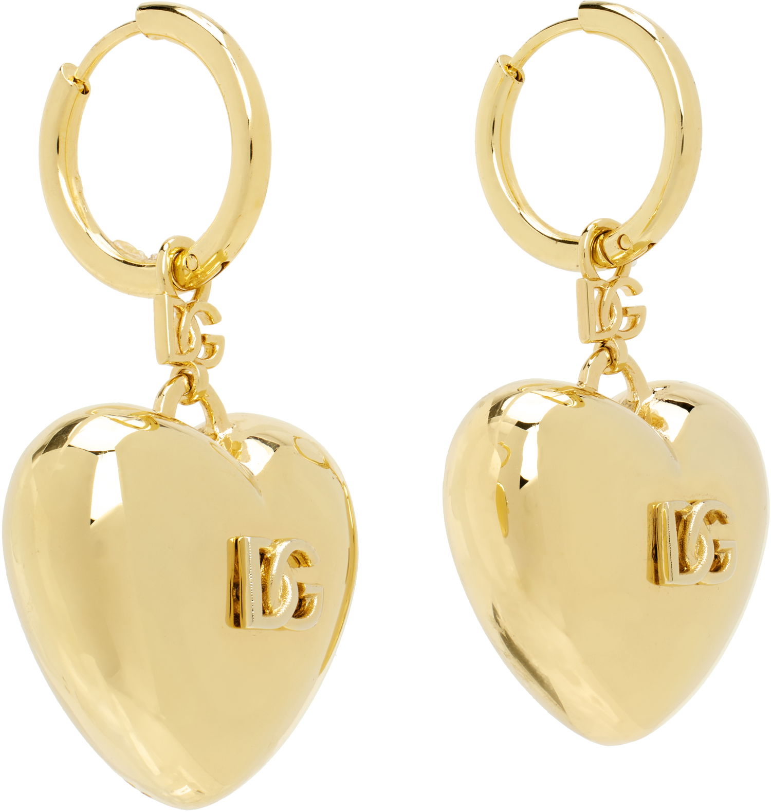 Örhängen Dolce & Gabbana Dolce&Gabbana Heart Drop Earrings Gul | WEQ8S1 W1111, 1