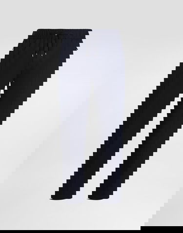 Byxor Dolce & Gabbana Dolce & Gabbana Stretch Cotton Gabardine Jogging Trousers Mörkblå | GYACEZFUFNVB0665, 0