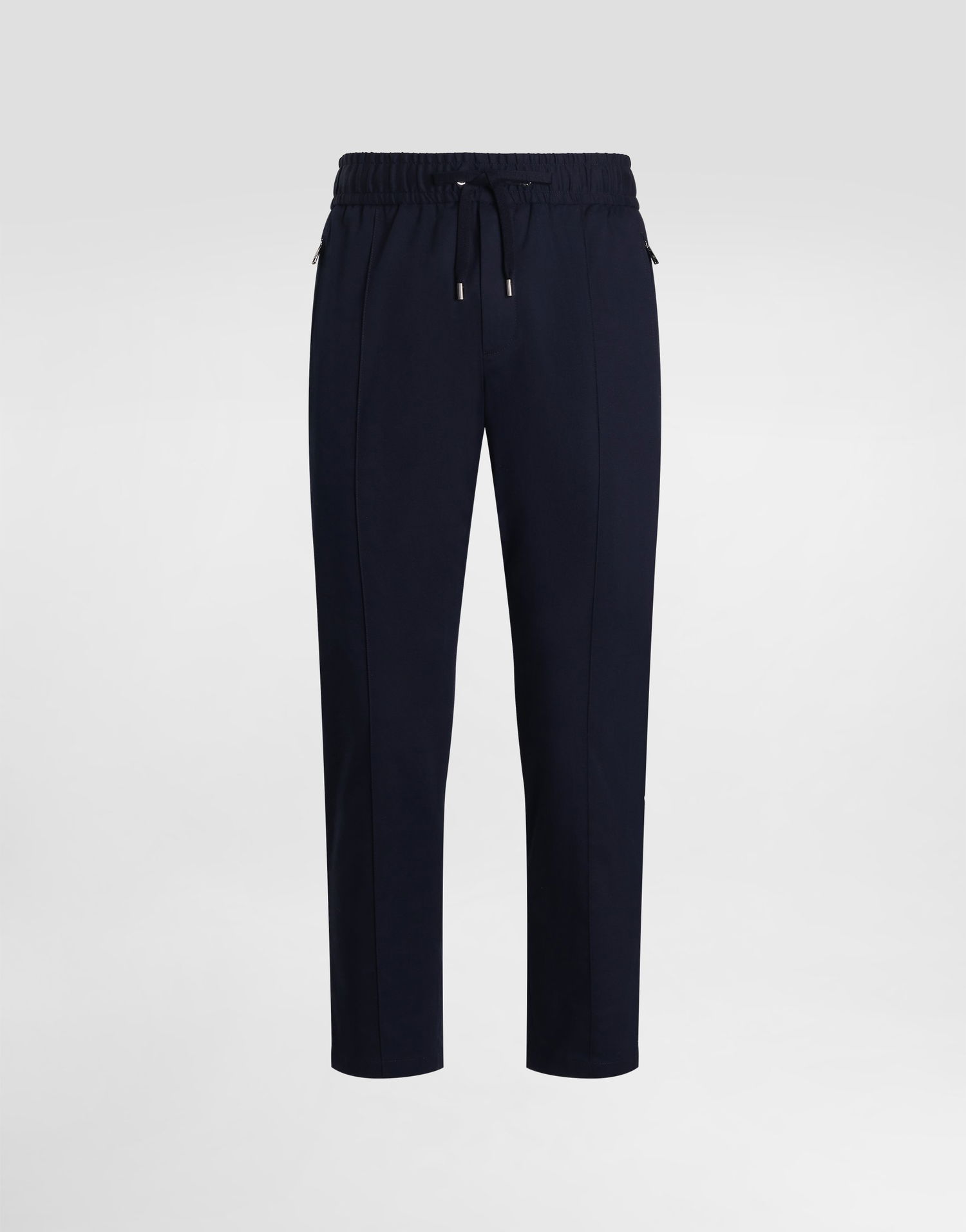 Byxor Dolce & Gabbana Dolce & Gabbana Stretch Cotton Gabardine Jogging Trousers Mörkblå | GYACEZFUFNVB0665, 0