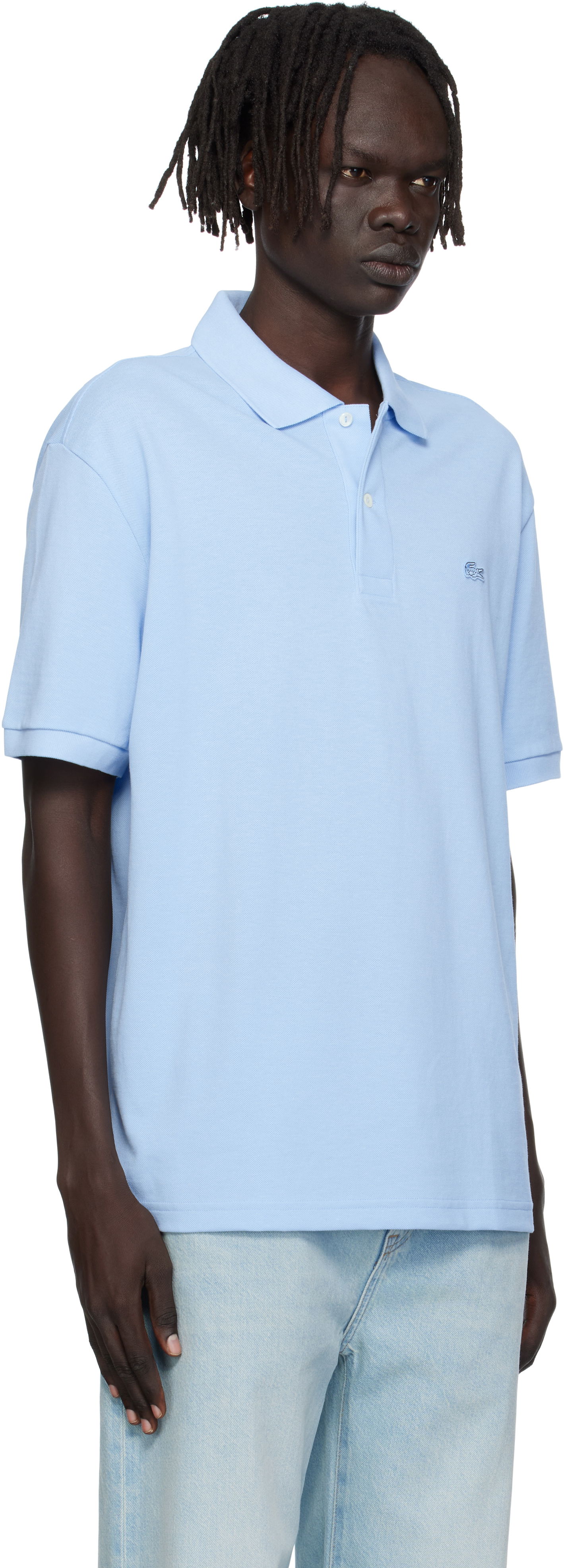 Polotröja Lacoste Lacoste Croc Signature Polo Blå | PH7757_HBP, 1