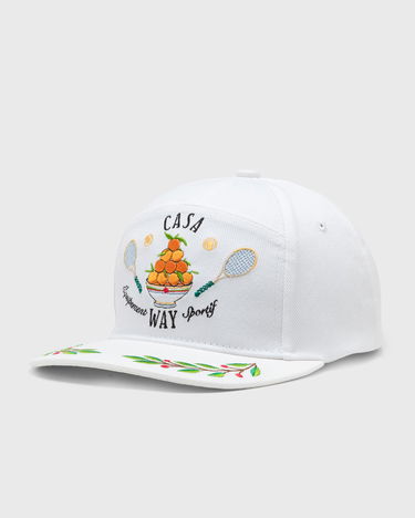 Keps Casablanca CASA WAY LAUREL EMBROIDERED CAP Vit | APS24-HAT-008-01, 0
