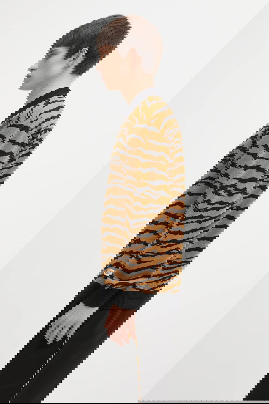 Sweater WACKO MARIA Tiger Pattern Knitted Long-Sleeve Polo Flerfärgad | 25FW.WMK.KN10, 1