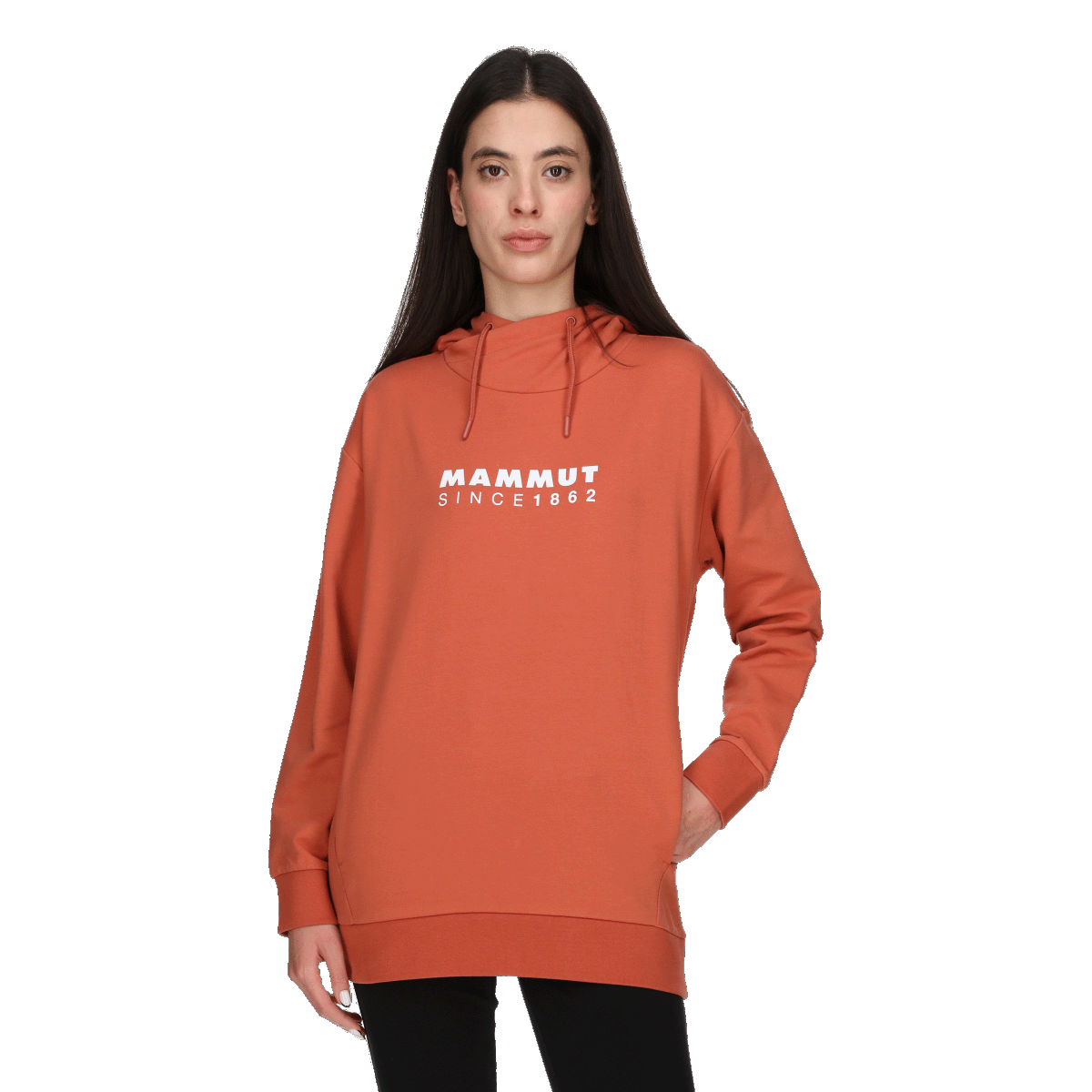 Sweatshirt Mammut Logo Drawstring Hoodie Orange | 1014-04401-3006, 0
