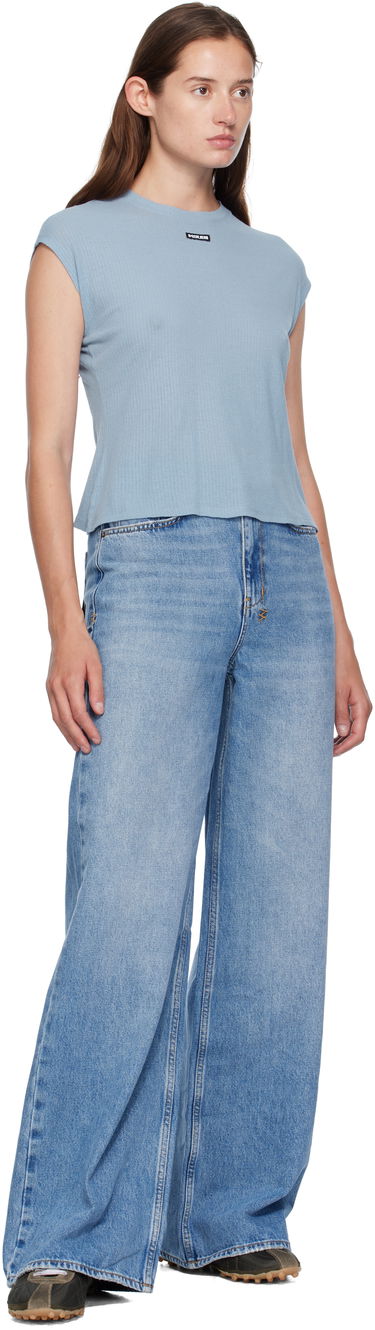 Jeans Ksubi Baggy Strider Horizon Jeans Blå | WFA25DJ024, 3