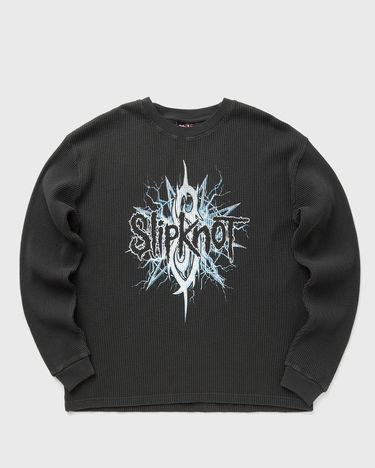 T-shirt Pleasures Slipknot Spit Thermal Long Sleeve T-Shirt Svart | P25SK009-BLACK, 0