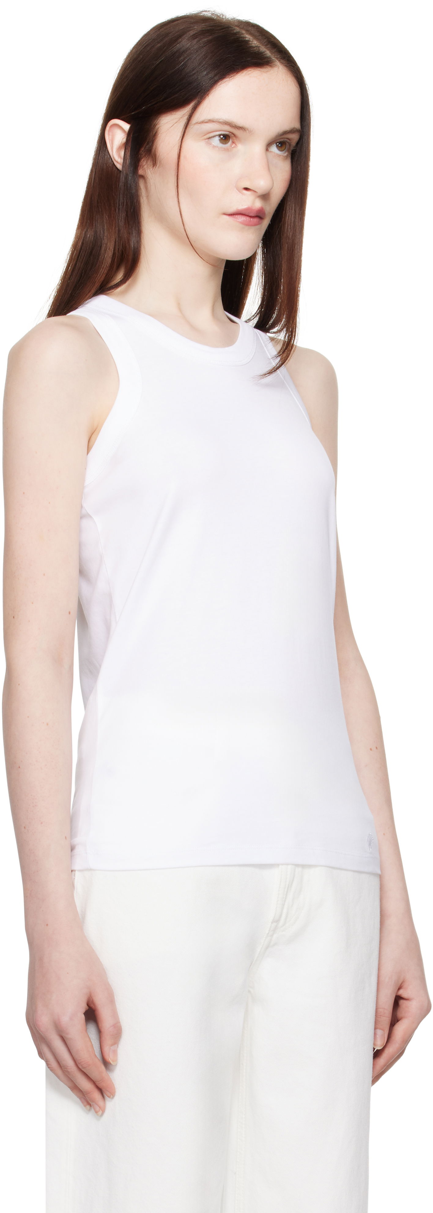 Linne Loulou de Saison Loulou de Saison Poso Tank Top Vit | POSO, 1