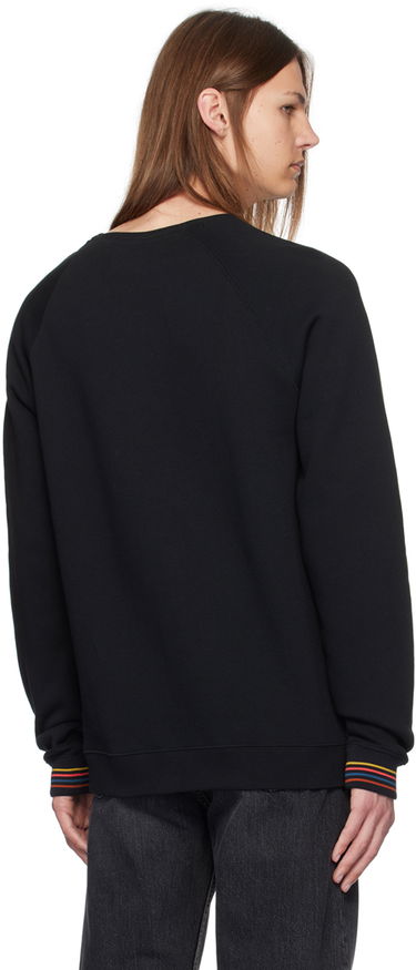 Sweater Paul Smith Paul Smith Artist Stripe Cuff Sweatshirt Svart | M1A-2990M-AU807B-79, 2