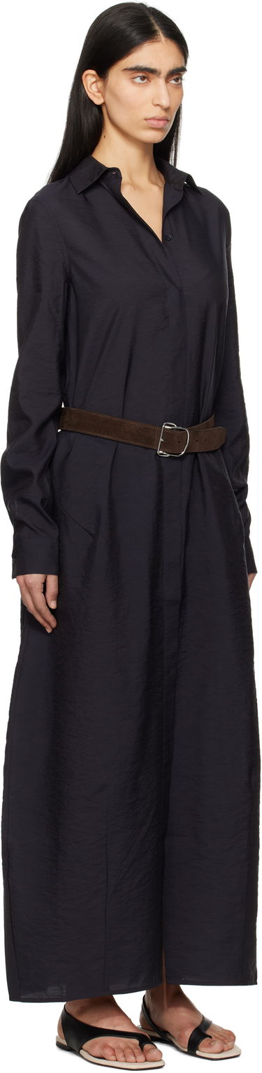 Klä TOTEME TOTEME Parachute Shirt Maxi Dress Vit | 251-WRD4489-FB0368, 4