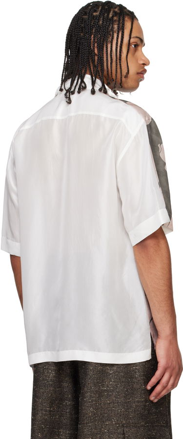 Skjorta Dries Van Noten Dries Van Noten Dessin Print Shirt Grå | 251-020724-1197, 2