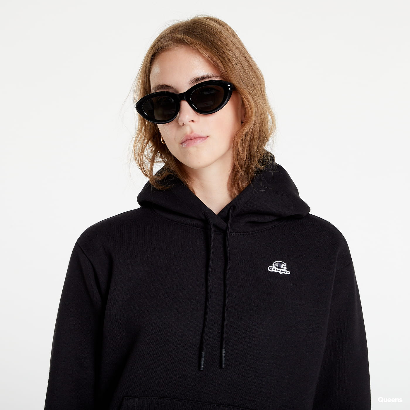 Sweatshirt Champion Hooded Sweatshirt Svart | 115479 CHA KK001, 1