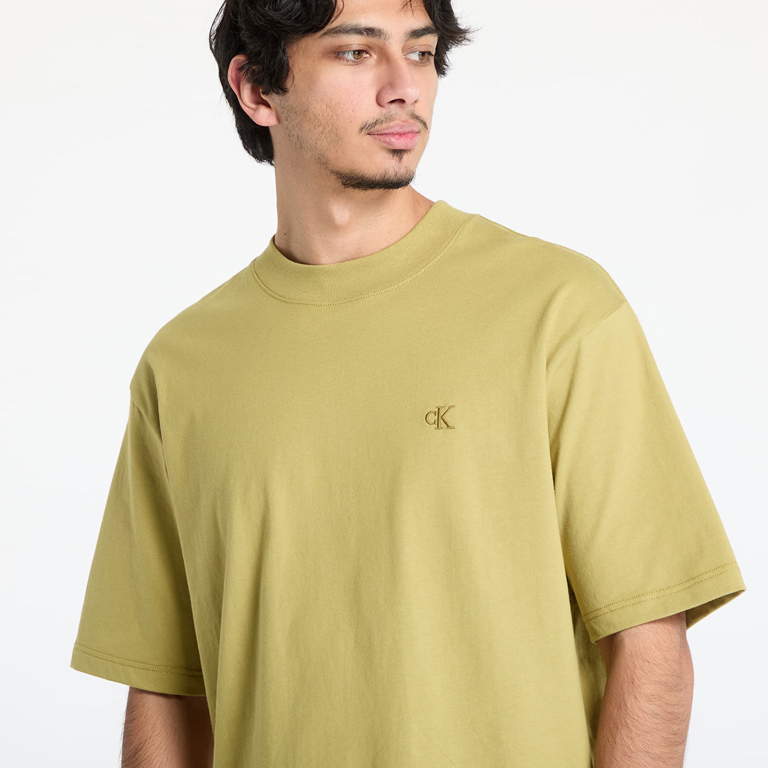 T-shirt CALVIN KLEIN Calvin Klein Jeans Heavy Relaxed T-Shirt Grön | J30J326458 LMD, 1