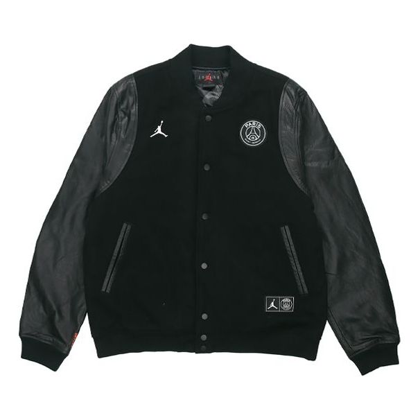 Bomberjacka Jordan Paris Saint-Germain Varsity Jacket Svart | BQ8364-010