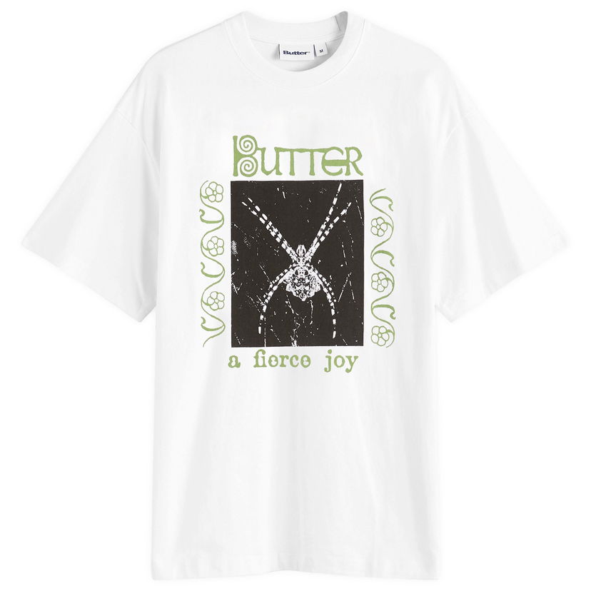T-shirt Butter Goods Fierce Joy Graphic Tee Vit | BG253108-WHT