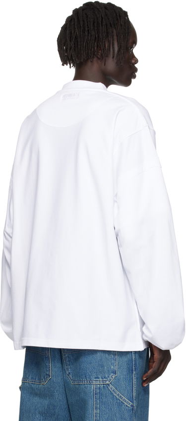 T-shirt VETEMENTS Vetements CD Reworked Long Sleeve T-Shirt Vit | UH76LS780W, 2