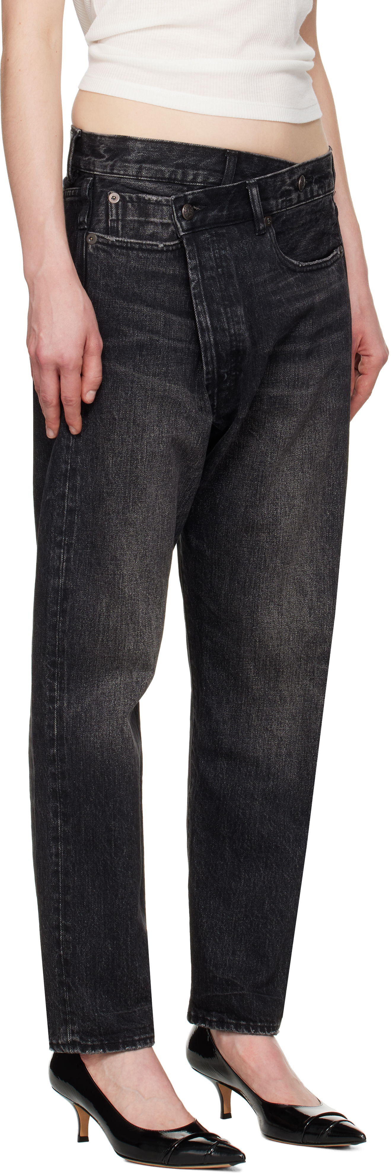 Jeans R13 R13 Crossover Jeans Svart | R13W2048-D274A, 1