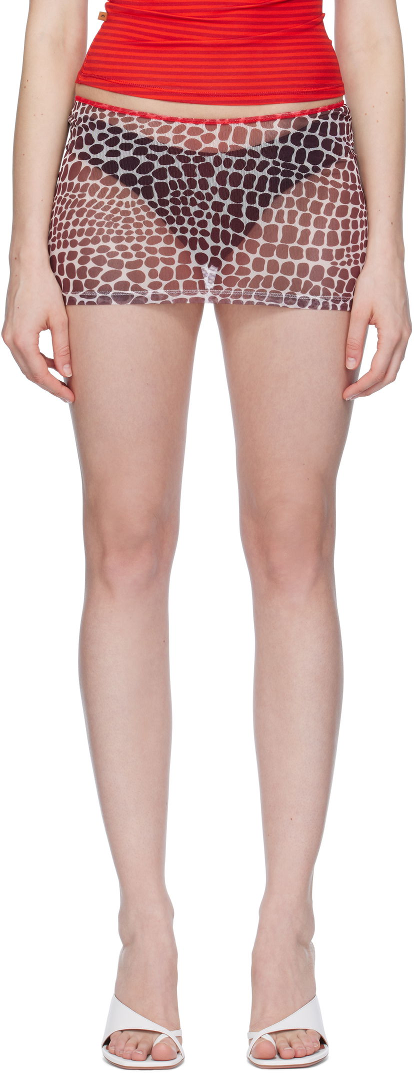 Kjol Miaou Miaou Elektra Miniskirt Brun | 4014PM2LIZ