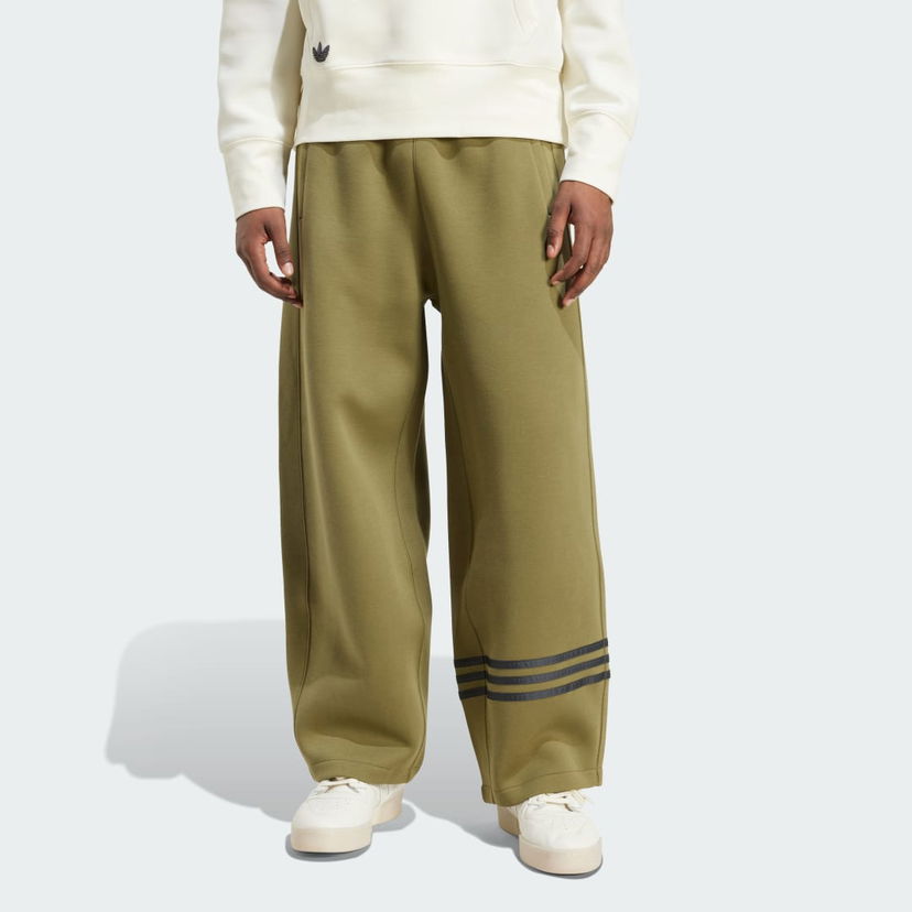 Träningsbyxor adidas Performance Neuclassics Wide Leg Pants Grön | JW5444