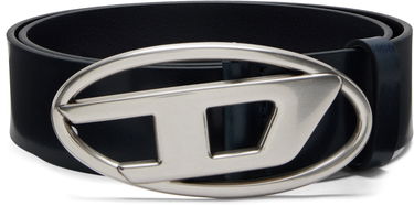 Bälten Diesel B-1dr Leather Belt with oval D-logo buckle Mörkblå | X08516-PR666-T6083, 0