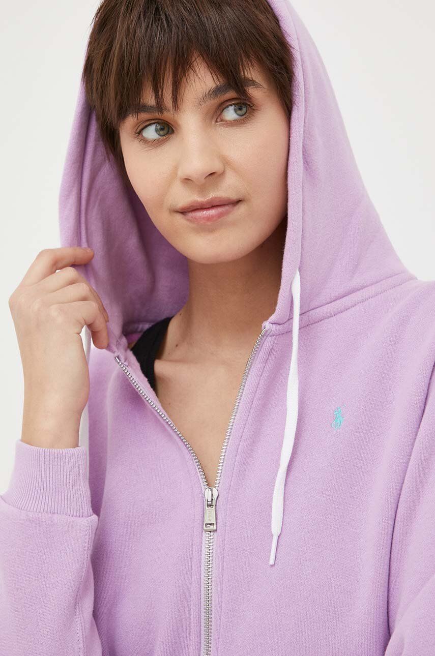 Sweatshirt Polo by Ralph Lauren Full-Zip Hoodie Purpur | 211891559, 0