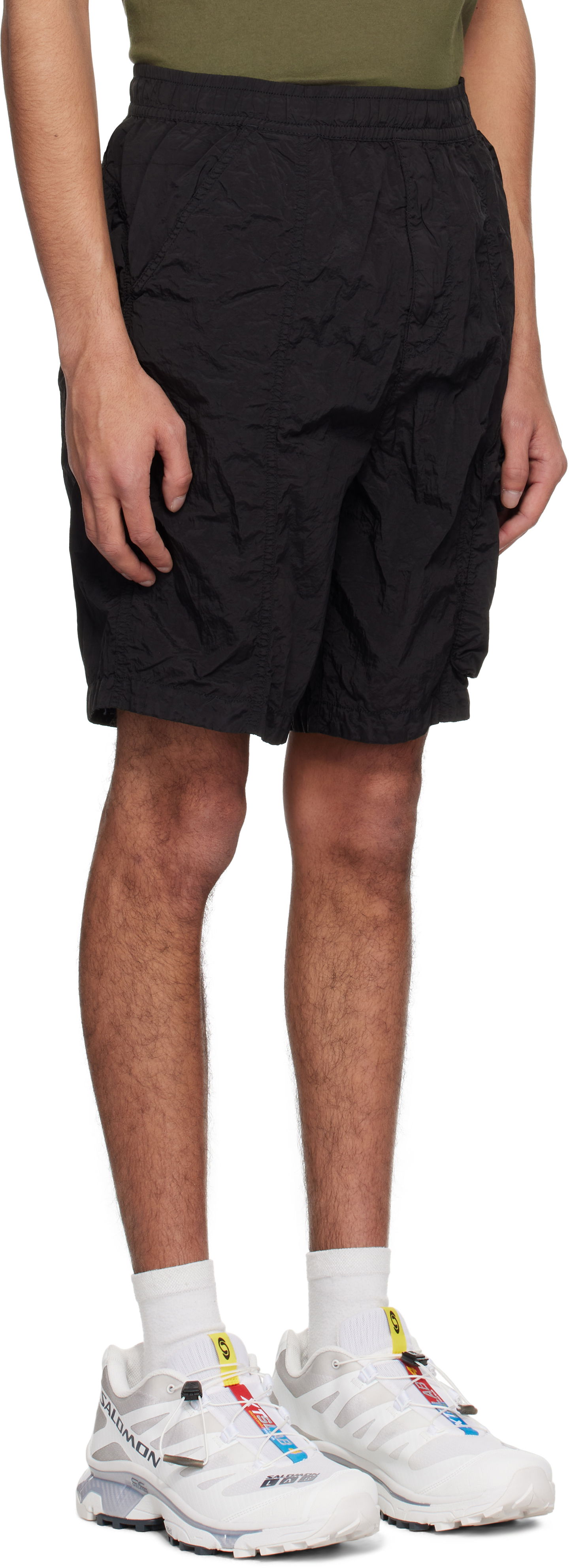 Shorts Stone Island Stone Island Nylon Metal ECONYL Shorts Svart | K1S15 L100007 S0019, 1