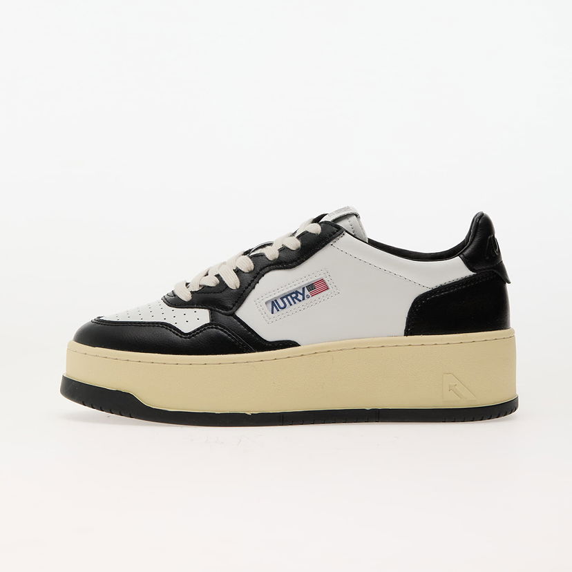 Sneakers och skor Autry Platform Low Wom Leat/ Leat Wht/ Blk Vit | PTLWWB01