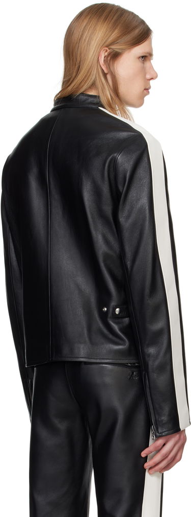 Jacka Courrèges Courrèges Contrast Biker Jacket Svart | 324LBL199CV0005, 2