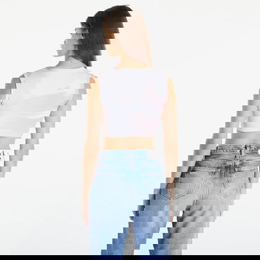 Linne CALVIN KLEIN Cropped Tank Top White Vit | J20J223163 0LA, 1