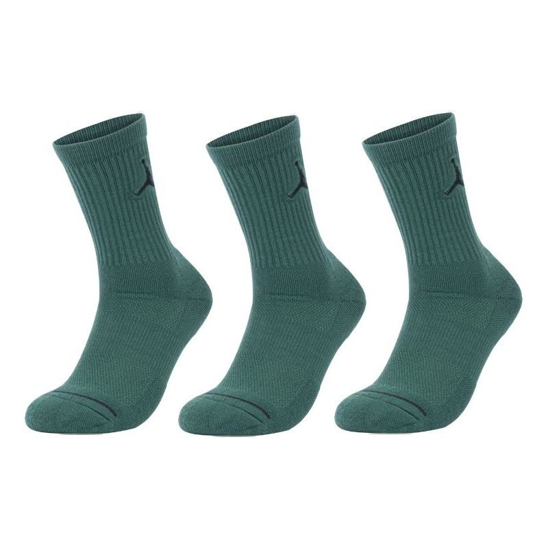 Strumpor Jordan Jordan Everyday Max Crew Socks (3 Pairs) Grön | SX5545-333, 0
